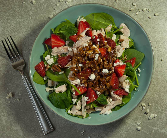 Strawberry Spinach Salad with Balsamic and Feta-27
