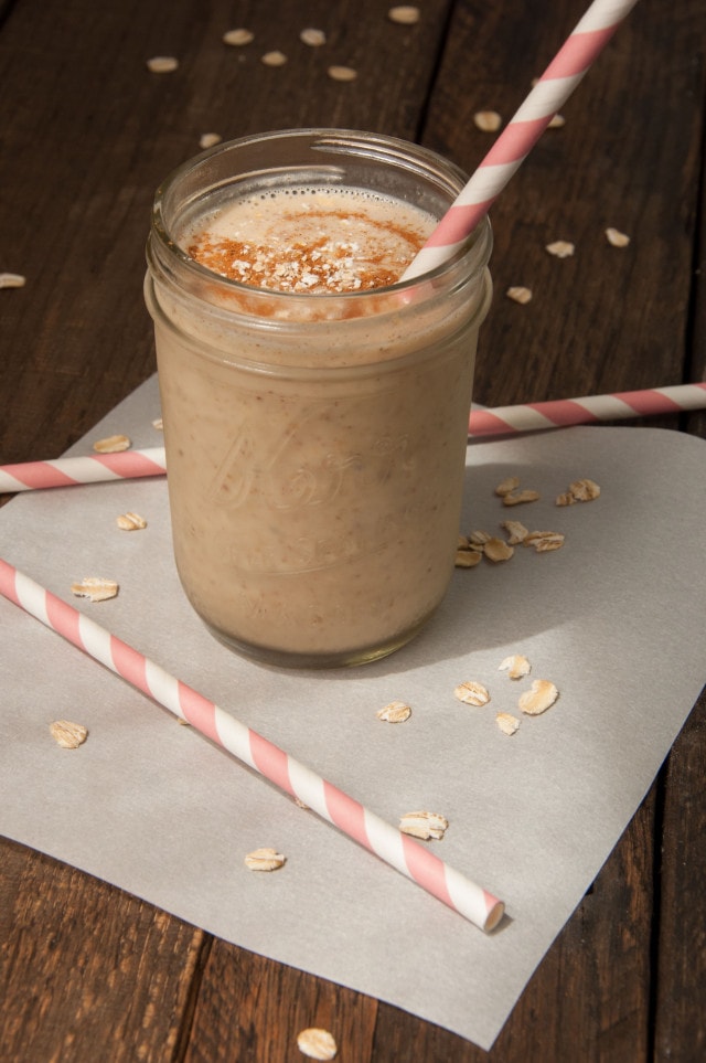 Creamy, delicious vegan banana almond milk smoothie is nutritious and loaded with fiber but tastes like a decadent desert!