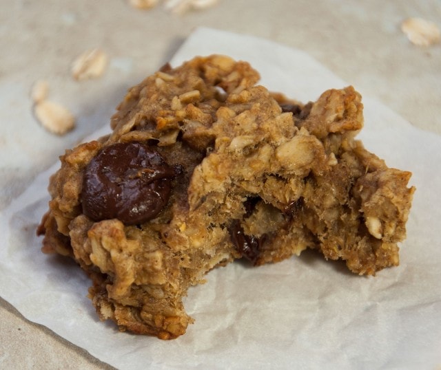 Filling vegan gluten free oatmeal cookies are so chewy and delicious that you'd never know they're free of added sugar and packed with flax and heart healthy oats! 