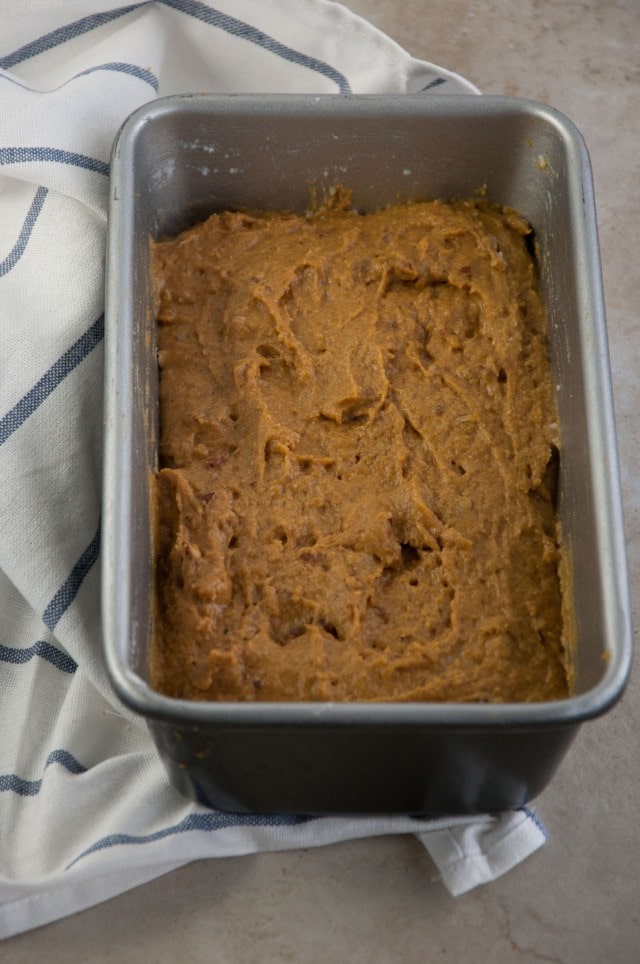 This healthy pumpkin bread is made with 100% whole wheat flour and other wholesome ingredients, leaving room for topping with a zesty orange decadent glaze. 