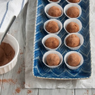 Creamy chocolate truffles are made healthier with a secret ingredient - avocado! You can't taste it at all, but will reap all the health benefits.