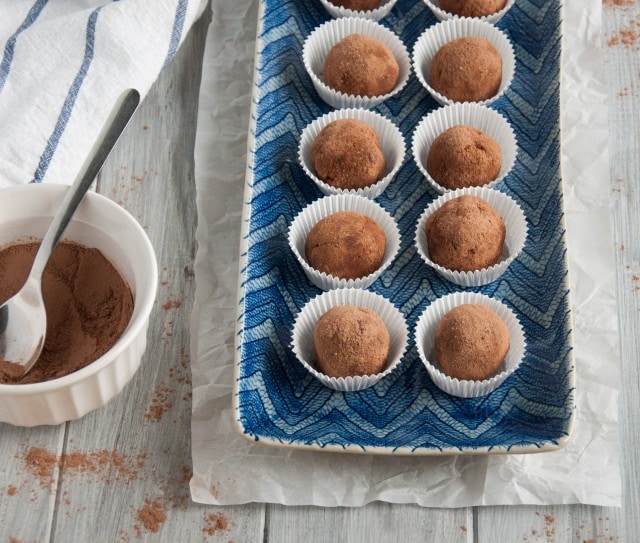 Creamy chocolate truffles are made healthier with a secret ingredient - avocado! You can't taste it at all, but will reap all the health benefits.