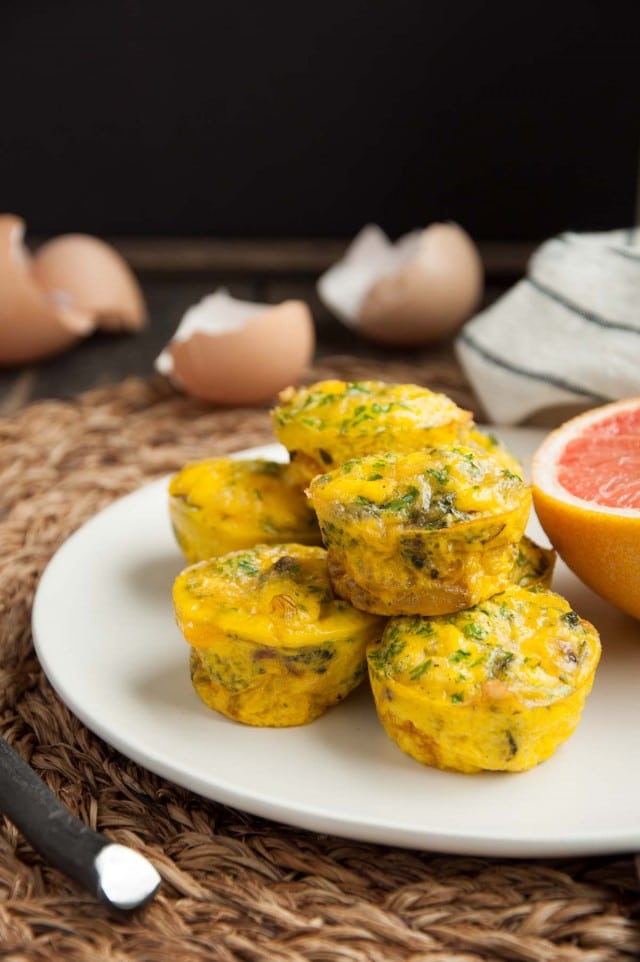 These mini broccoli cheddar egg muffins are just like crustless quiches - fancy but easy as can be! Each one has over 4 grams of protein and under 60 calories.