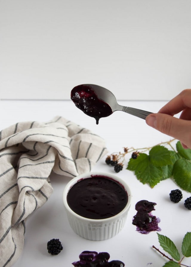 This tangy blackberry vinaigrette has just the right balance of sweet and savory to rock your tastebuds with a fresh new use for summertime blackberries.