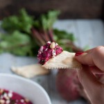 This beet hummus is as delicious as it is beautiful with its vibrant pink color, earthy flavor, and healthy as can be with over 7 grams of protein per serving.