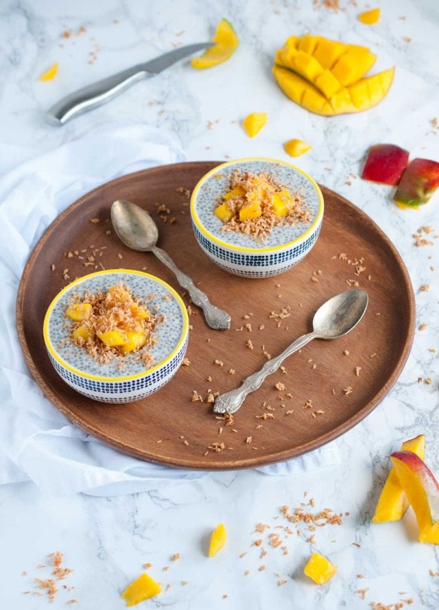 Coconut chia pudding that will make you rethink chia seeds altogether! Its so rich and delicious, you won't believe that its made with natural ingredients.