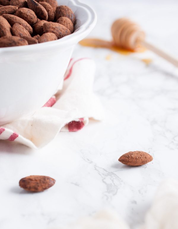 Cocoa Roasted Almonds Recipe Feasting Not Fasting