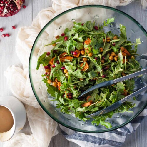 Arugula Sweet Potato Salad with Tahini Dressing Arugula Sweet Potato Salad with Tahini Dressing