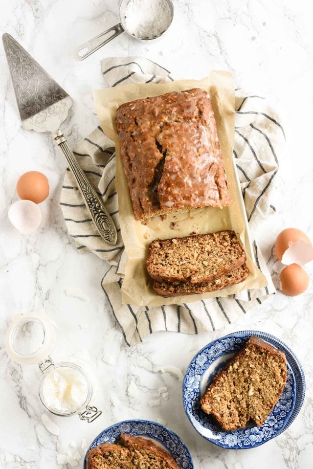 Coconut Banana Bread Whole Wheat and Healthy! Feasting not Fasting