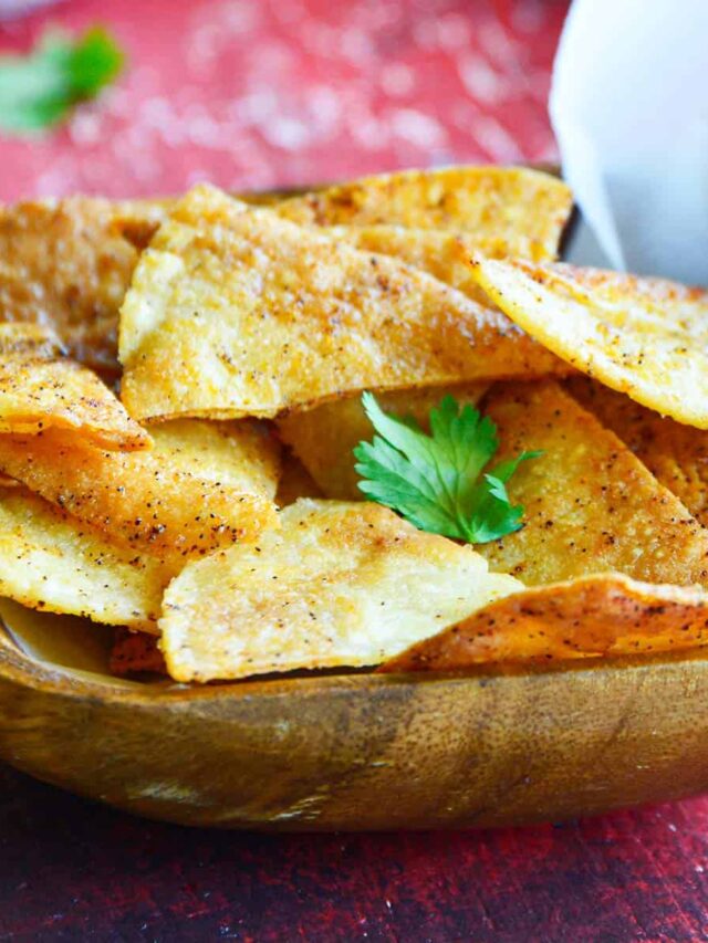 tortilla chips in a bowl