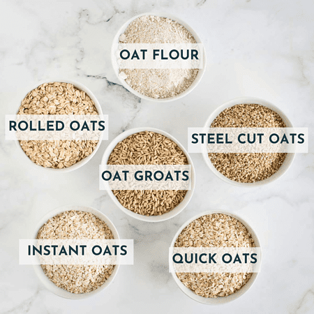 Different Types of Oats - Feasting not Fasting