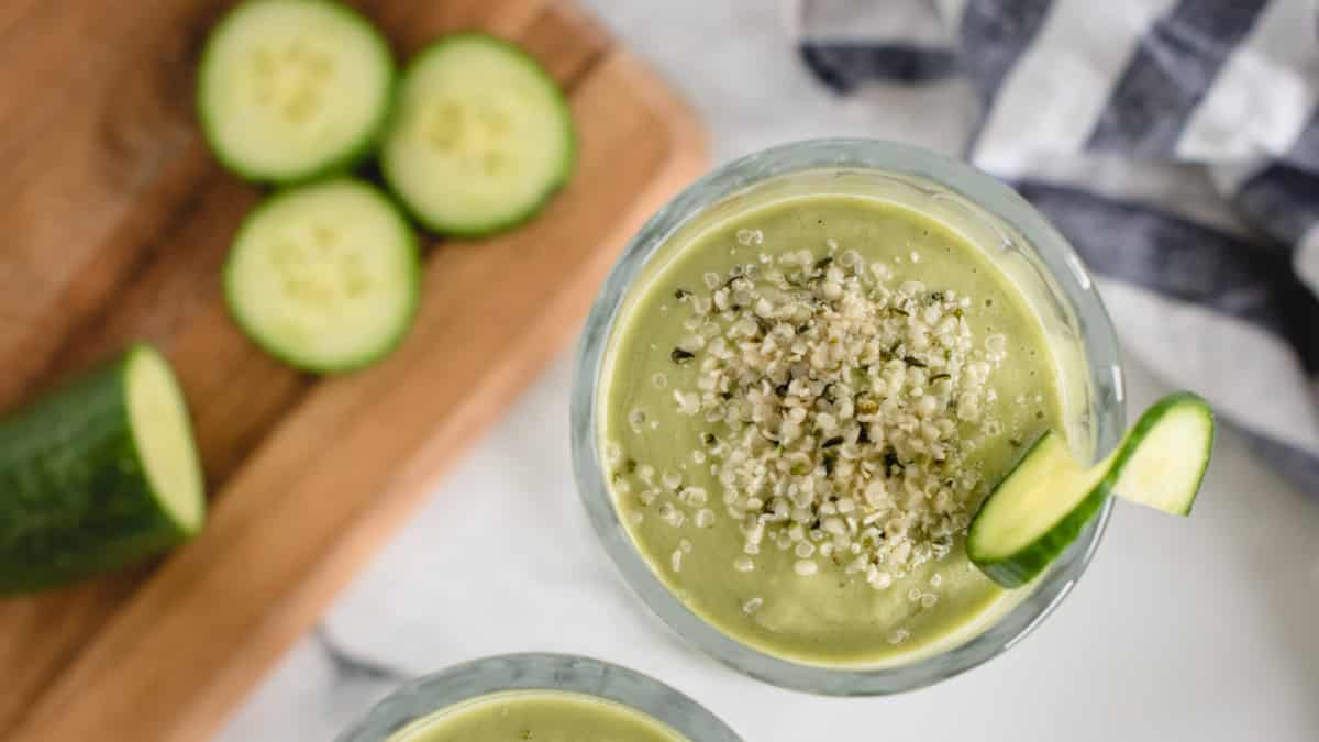 Avocado Cucumber Smoothie