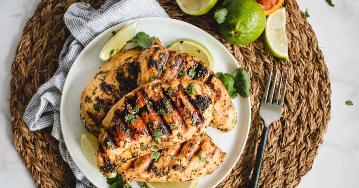 Mexican Chicken Marinade - Feasting not Fasting