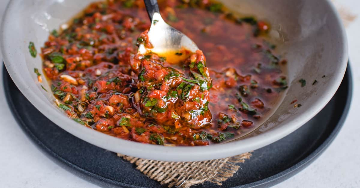 Red Chimichurri Sauce Recipe (Chimichurri Rojo)