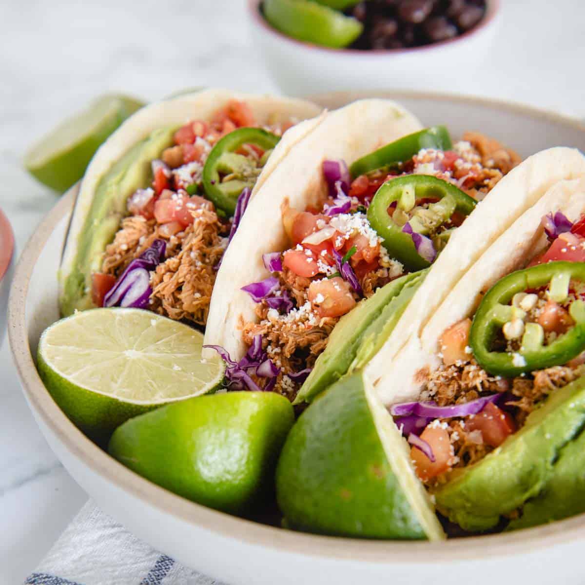 Instant Pot Chicken Taco Bowls - Tastes Better From Scratch