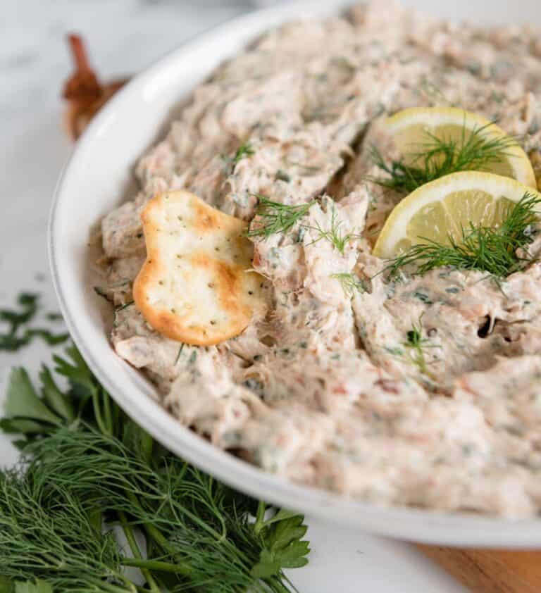 Smoked Salmon Dip - Feasting not Fasting